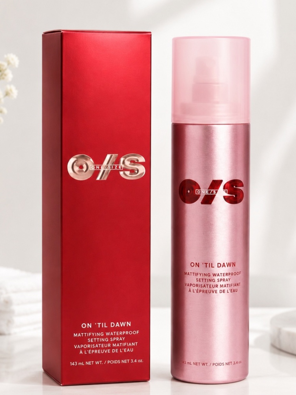 One/Size On Til Dawn Mattifying Waterproof Setting Spray Full Size 3.4 oz NIB